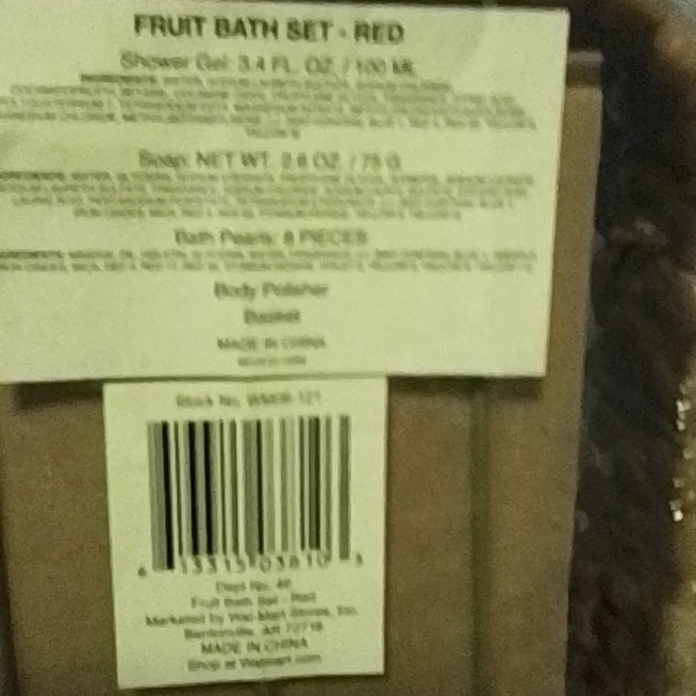 Fruit bath set - Picture 2 of 2